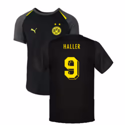 2023-2024 Borussia Dortmund Casuals Tee (Black) (Haller 9) - L