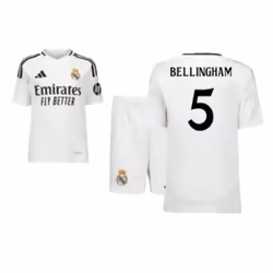 2024-2025 Real Madrid Home Youth Kit (Bellingham 5) - XXL