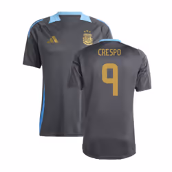 2024-2025 Argentina Training Jersey (Carbon) (CRESPO 9) - XS