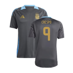 2024-2025 Argentina Training Jersey (Carbon) (CRESPO 9) - XS