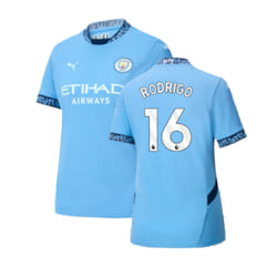 2024-2025 Man City Home Shirt (Womens) (Rodrigo 16) - S