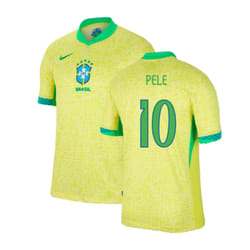 2024-2025 Brazil Home Dri-Fit ADV Match Shirt (Pele 10) - L