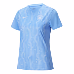 2024-2025 Man City Prematch SS Shirt (Light Blue) - Womens (Foden 47) - S