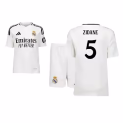 2024-2025 Real Madrid Home Youth Kit (Zidane 5) - XXL