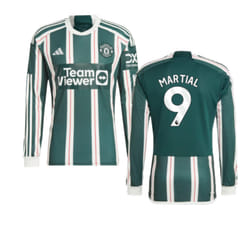 2023-2024 Man Utd Long Sleeve Away Shirt (Martial 9) - 3XL