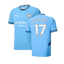 2024-2025 Man City Home Shirt (De Bruyne 17) - M