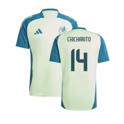 2024-2025 Mexico Training Jersey (Green) (CHICHARITO 14) - L