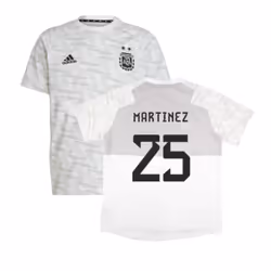 2022-2023 Argentina Game Day Travel Tee (White) (MARTINEZ 25) - L