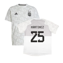 2022-2023 Argentina Game Day Travel Tee (White) (MARTINEZ 25) - L