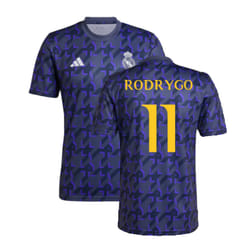 2023-2024 Real Madrid Pre-Match Shirt (Shadow Navy) (Rodrygo 11) - M
