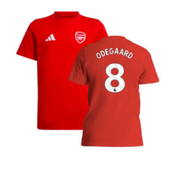 2024-2025 Arsenal Tee (Red) - Kids (Odegaard 8) - XXL