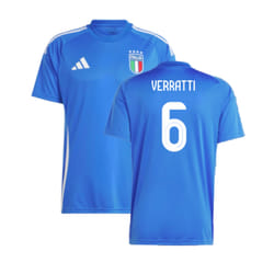2024-2025 Italy Home Fan Jersey (VERRATTI 6) - M
