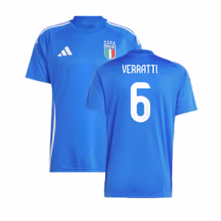 2024-2025 Italy Home Fan Jersey (VERRATTI 6) - XL