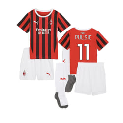 2024-2025 AC Milan Home Mini Kit (Pulisic 11) - 4-5 Years