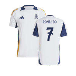2024-2025 Real Madrid Training Shirt (White) (Ronaldo 7) - L