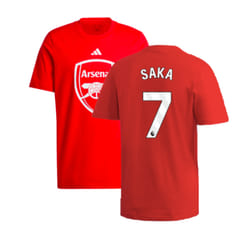 2024-2025 Arsenal DNA Graphic Tee (Red) (Saka 7) - 3XL