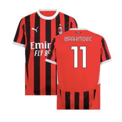 2024-2025 AC Milan Home Shirt (Ibrahimovic 11) - L