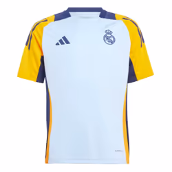 2024-2025 Real Madrid Training Shirt (Glow Blue) - Kids (Mbappe 9) - XXL