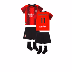 2023-2024 AC Milan Home Baby Kit (Ibrahimovic 11) - 6-9 Months