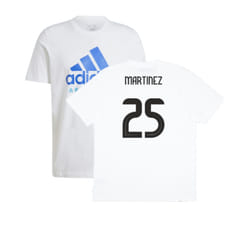 2024-2025 Argentina DNA Graphic Tee (White) (MARTINEZ 25) - S