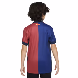 2024-2025 Barcelona Home Shirt (Sponsorless) - Kids (Lamine Yamal 19) - MB