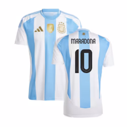 2024-2025 Argentina Home Shirt (MARADONA 10) - S