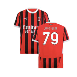 2024-2025 AC Milan Home Shirt (Joao Felix 79) - L