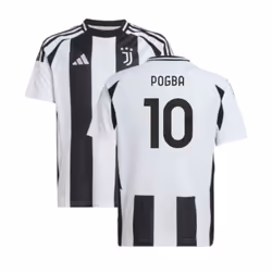 2024-2025 Juventus Home Shirt (Kids) (Pogba 10) - LB
