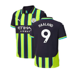 2024-2025 Man City Away Shirt (Kids) (Haaland 9) - SB