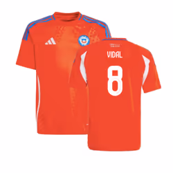 2024-2025 Chile Home Shirt (Kids) (VIDAL 8) - MB