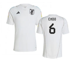 2022-2023 Japan Pre-Match Shirt (White) (Endo 6) - L