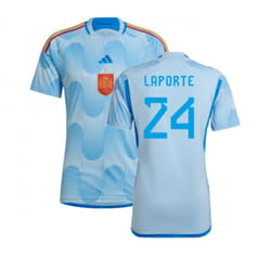 2022-2023 Spain Away Shirt (Laporte 24) - L