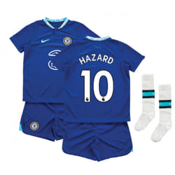 2022-2023 Chelsea Little Boys Home Mini Kit (HAZARD 10) - XLB