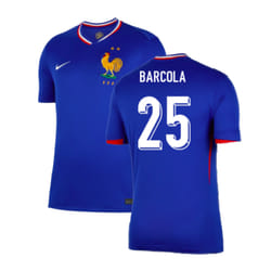 2024-2025 France Home Shirt (Barcola 25) - M