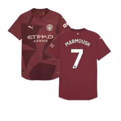 2024-2025 Man City Third Authentic Shirt (Marmoush 7) - L