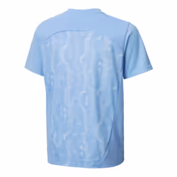 2024-2025 Man City Prematch SS Shirt (Light Blue) - Kids (Kun Aguero 10) - MB
