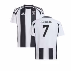 2024-2025 Juventus Home Shirt (Kids) (F.Conceiao 7) - LB
