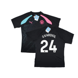 2023-2024 Man City Pre-Match Jersey (Dark Navy) (Gvardiol 24) - XXL