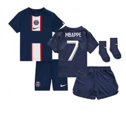 2022-2023 PSG Infants Home Kit (MBAPPE 7) - 9-12 Months