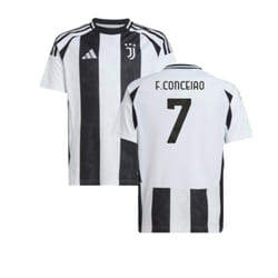 2024-2025 Juventus Home Shirt (Kids) (F.Conceiao 7) - SB