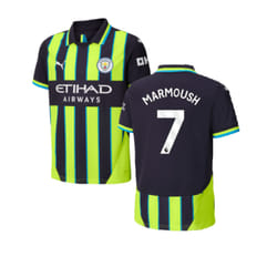 2024-2025 Man City Away Shirt (Kids) (Marmoush 7) - LB