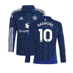 2024-2025 Man Utd Long Sleeve Away Shirt (Kids) (Rashford 10) - XXL