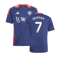 2024-2025 Man Utd Training Jersey (Night Indigo) - Kids (Beckham 7) - SB