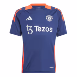 2024-2025 Man Utd Training Jersey (Night Indigo) - Kids (Beckham 7) - LB
