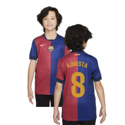 2024-2025 Barcelona Home Shirt (Sponsorless) - Kids (A.Iniesta 8) - MB