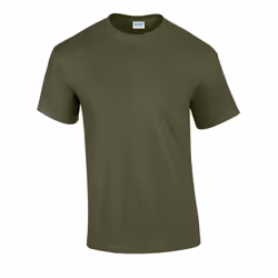 Gildan Unisex Adult Ultra Cotton T-Shirt - M, Military Green