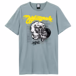 Amplified Unisex Adult Graffiti Whitesnake T-Shirt - XS, Strange Blue