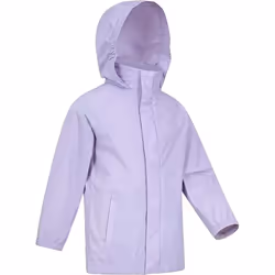 Mountain Warehouse Childrens/Kids Pakka II Waterproof Jacket - 7-8 Years, Lilac