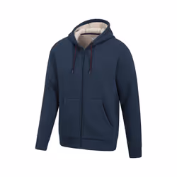 Mountain Warehouse Mens Dalton Borg Lined Full Zip Hoodie - XXS, Navy