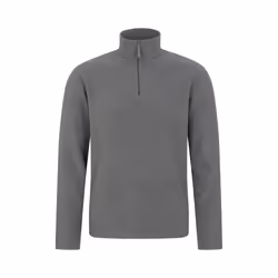Mountain Warehouse Mens Camber II Half Zip Fleece Top - 4XL, Dark Grey